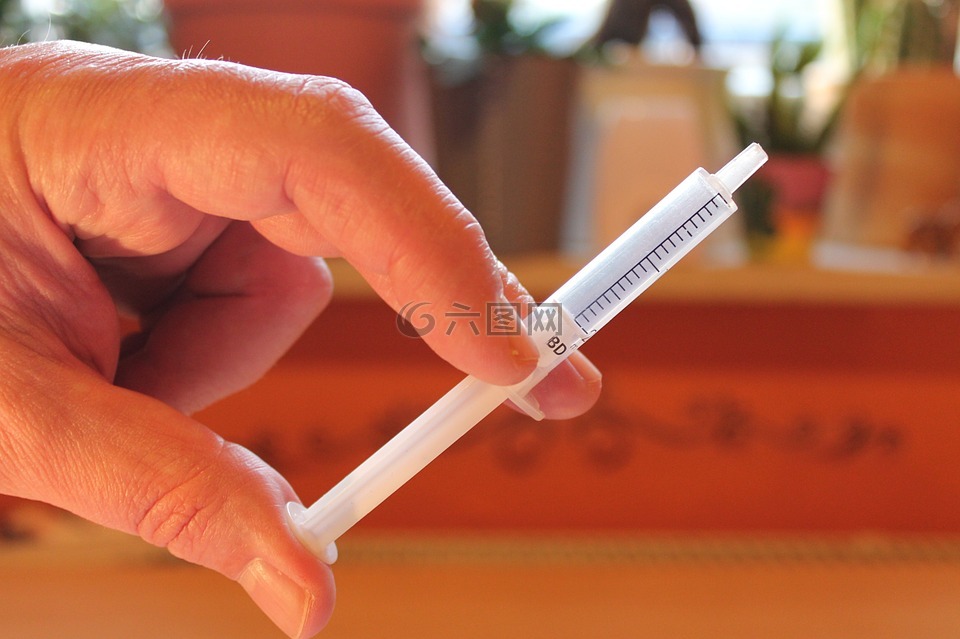 手,手指,注射器