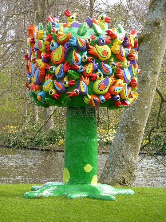 荷蘭,庫肯霍夫,生命之樹