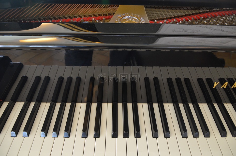 键,钢琴,键盘