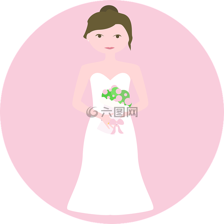 新娘,婚禮,前