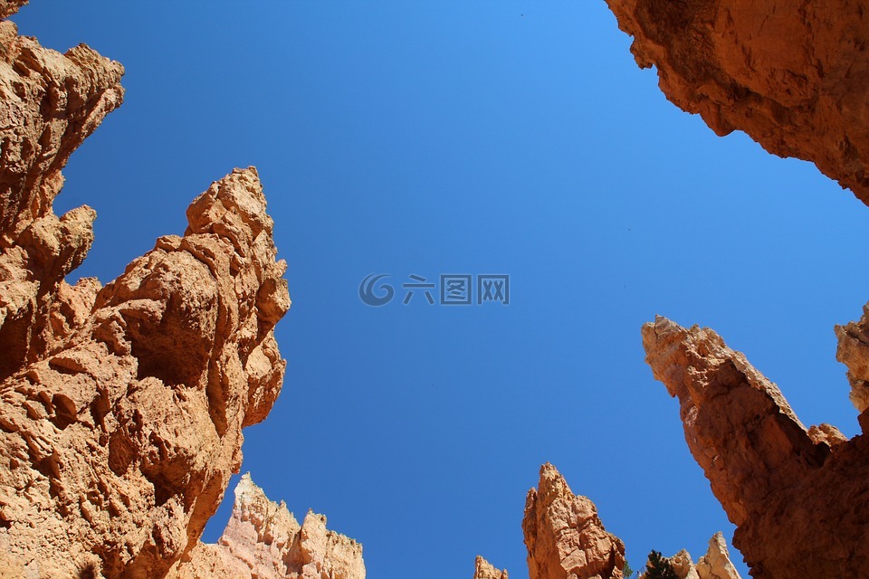 美國,峽谷,大自然