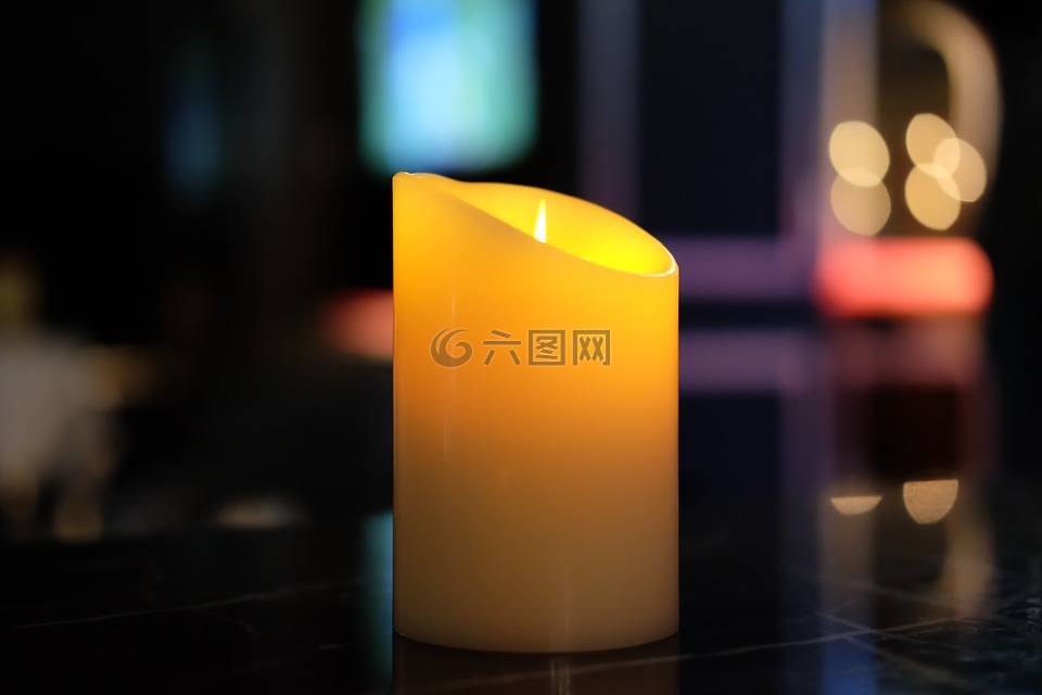 光,蜡烛,夜