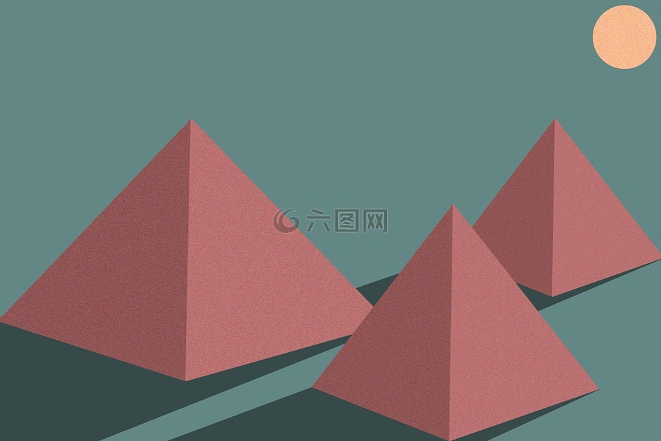 金字塔,图形,几何