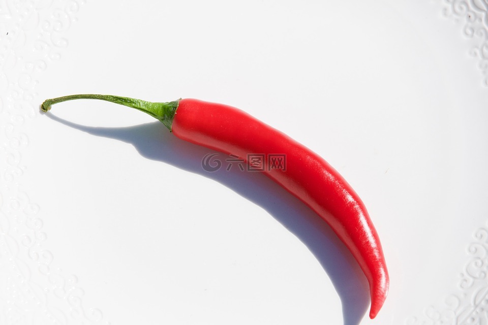 辣椒,紅色,食品
