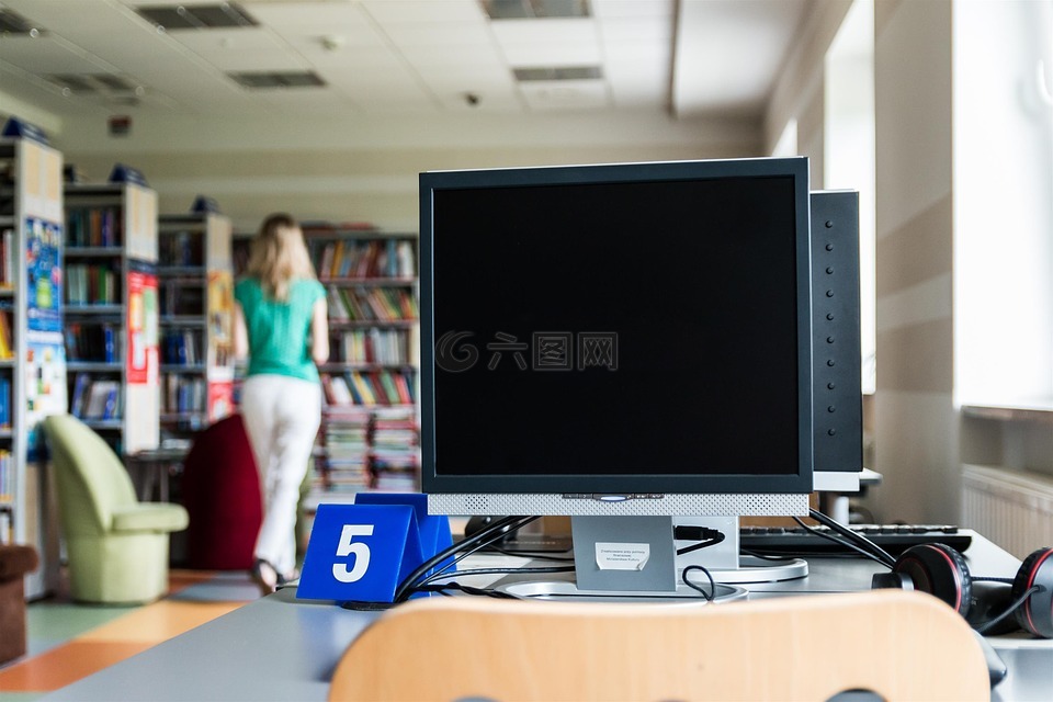 圖書館,書,閱讀