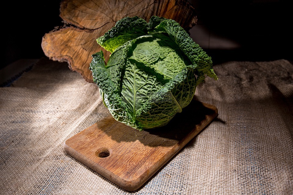 甘藍,蔬菜,靜物