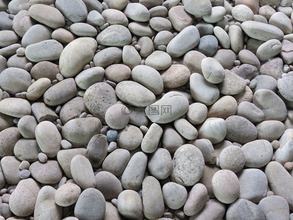 鹅卵石,石头,桩