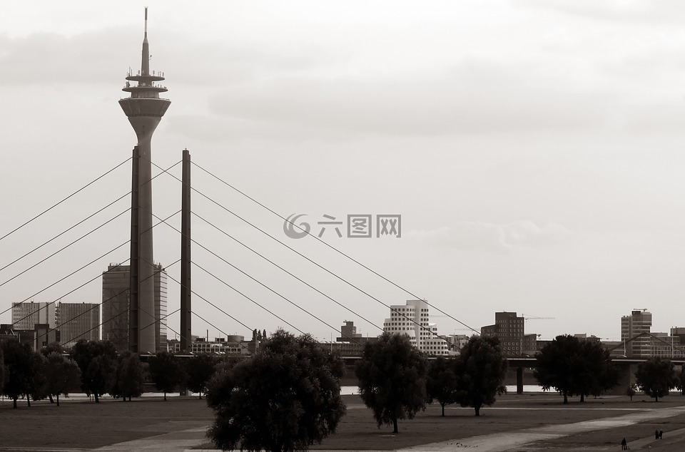 杜塞爾多夫,塔,電視塔