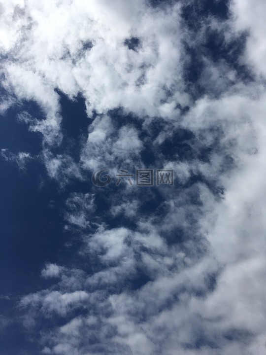 云,天空,天堂