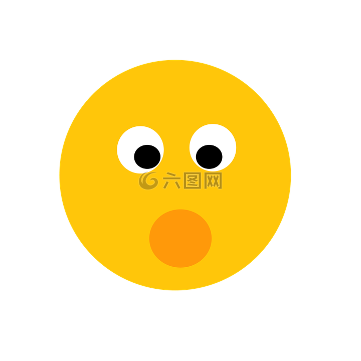 表情符號,哇,看