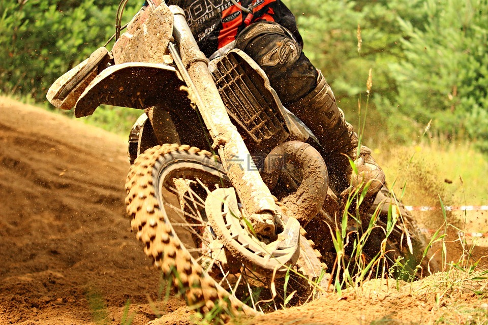 摩托車,dirtbike,沙