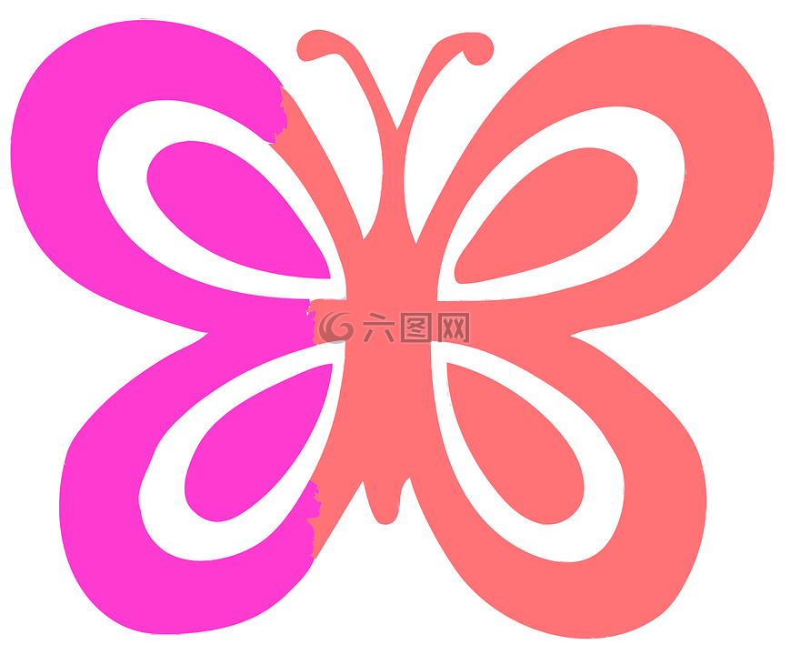蝴蝶,漸變色,昆蟲