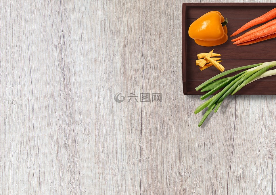 蔬菜,表,紙盒