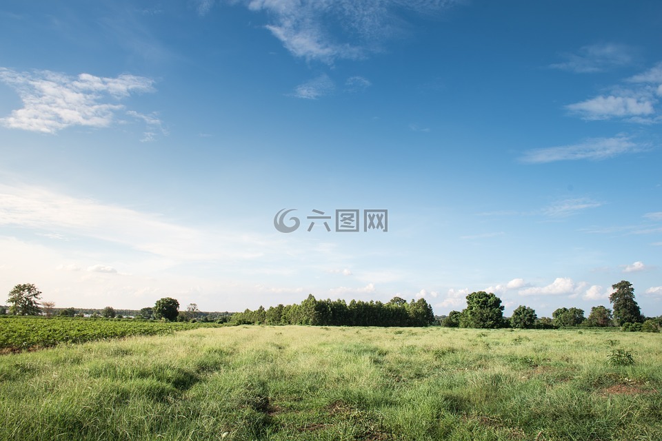 天空,天空藍(lán)色雨后,美麗