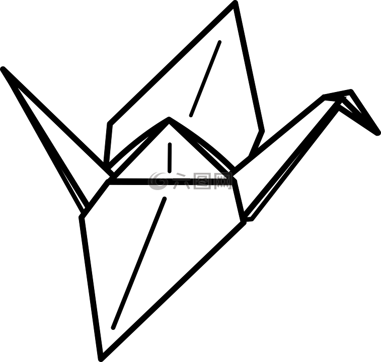 起重機,折紙,紙
