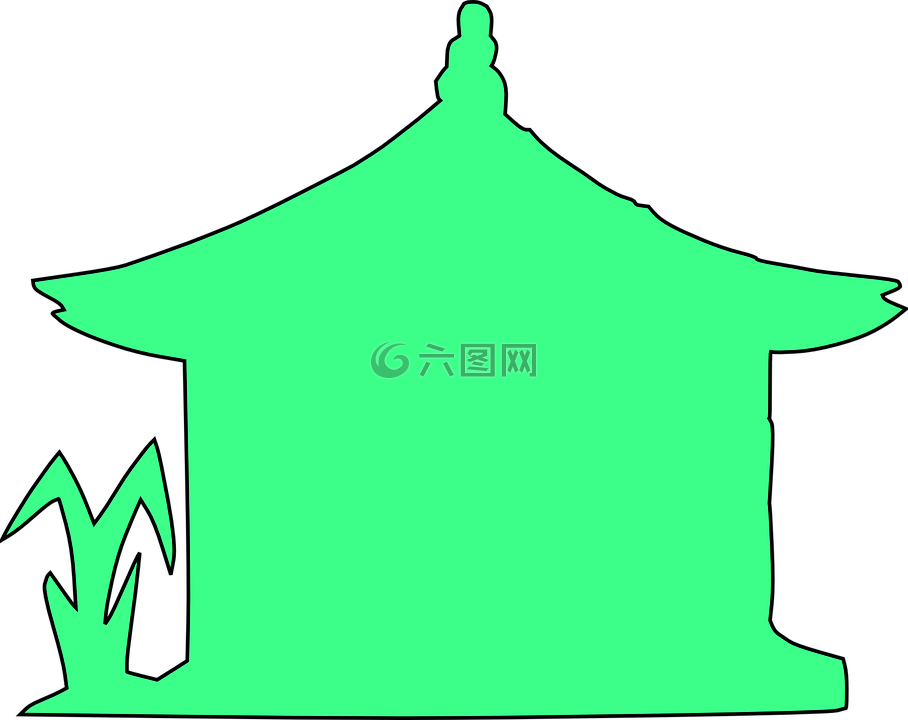 房子,首頁,綠色
