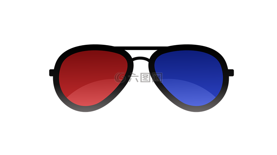 三个d眼镜,3d眼镜,3d高清图库素材免费下载(图片编号