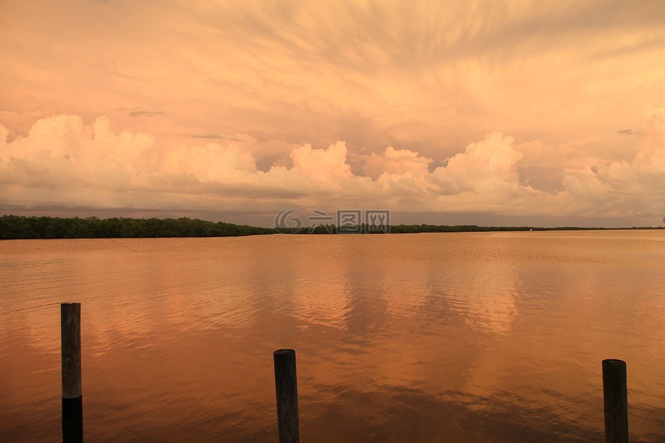 余輝,wolkenspiel,傍晚的天空