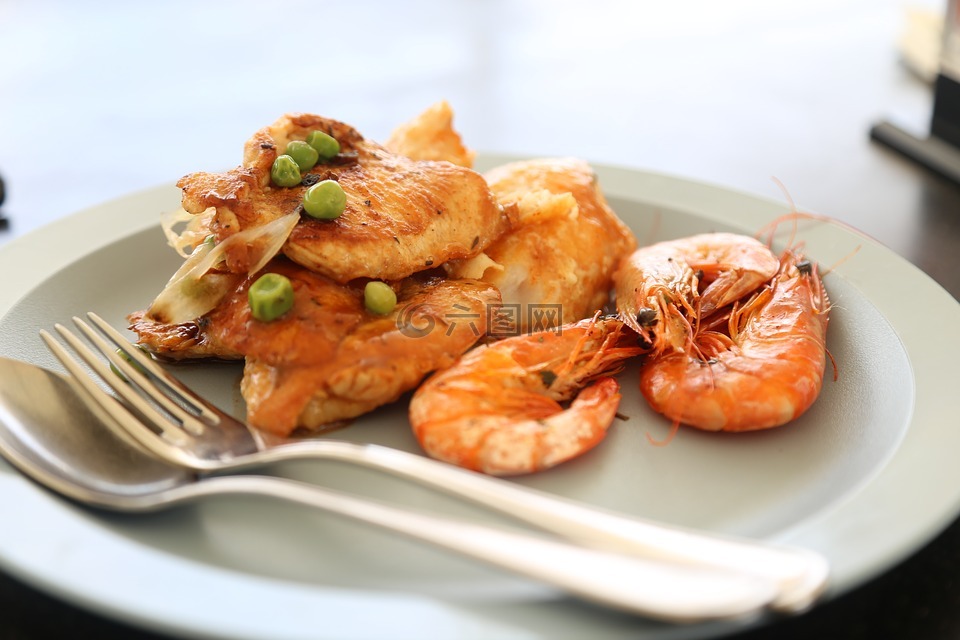 食品,蝦,魚