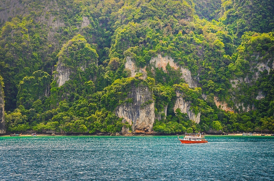 泰國(guó),普吉島,披披島