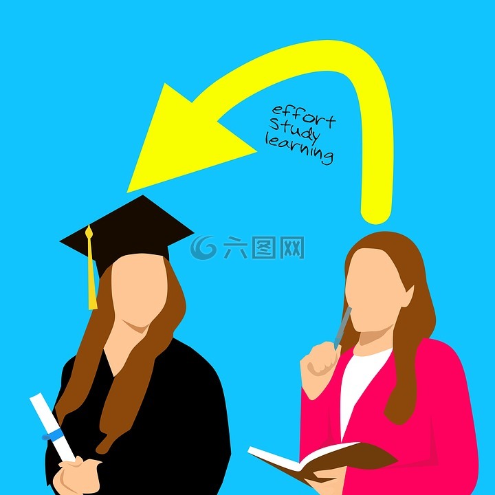 畢業(yè),大學(xué),婦女