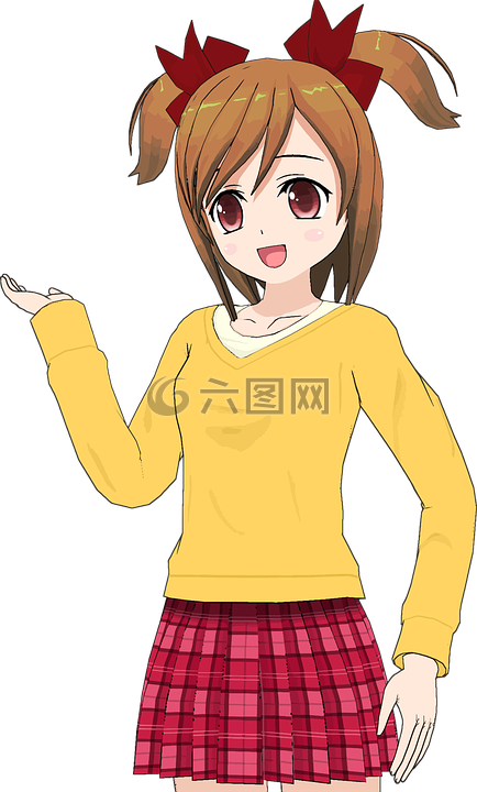 卡通,女性,女孩