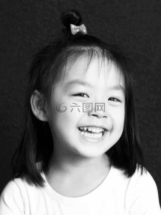 笑容,天使,女孩