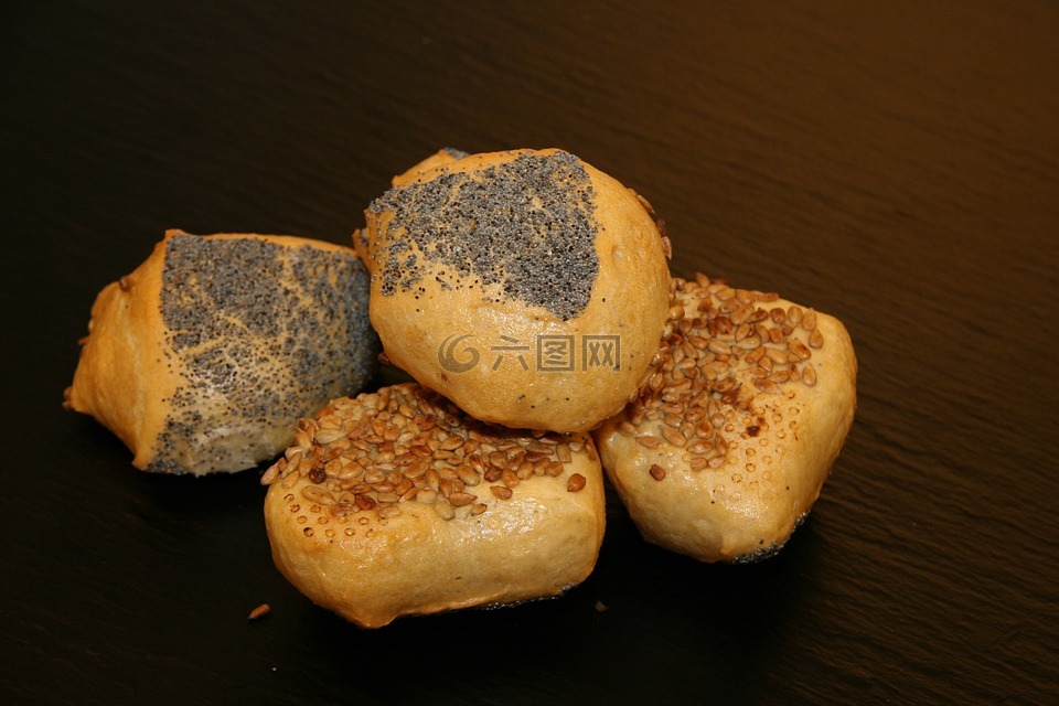 早餐面包,饅頭,烤
