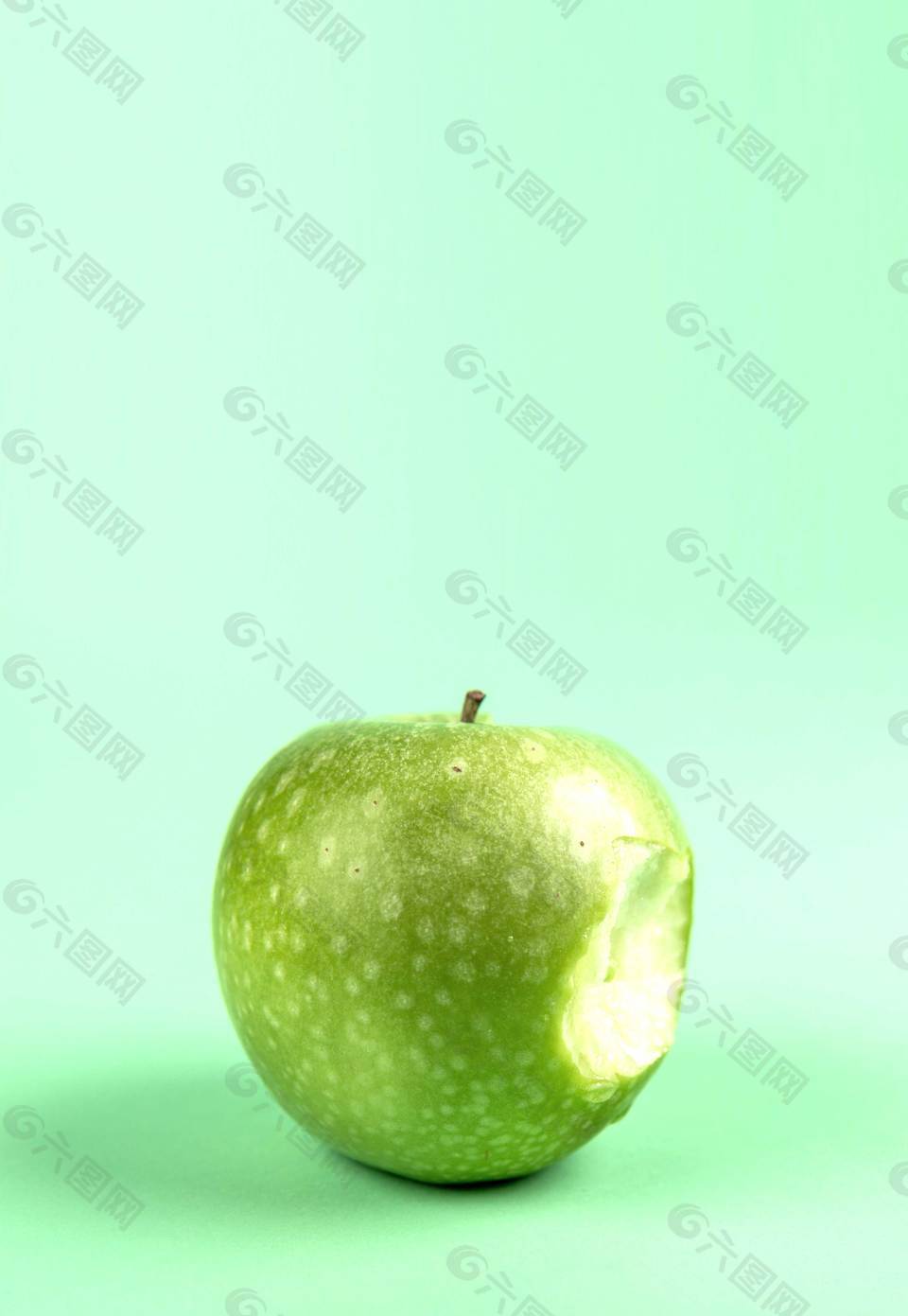 绿苹果广告背景