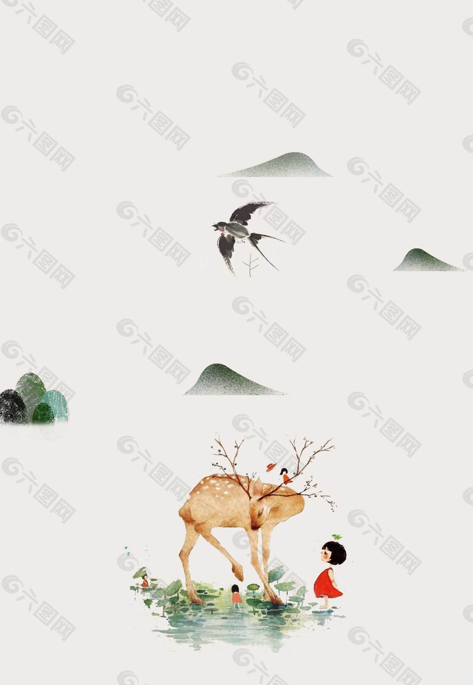 簡(jiǎn)約廣告背景
