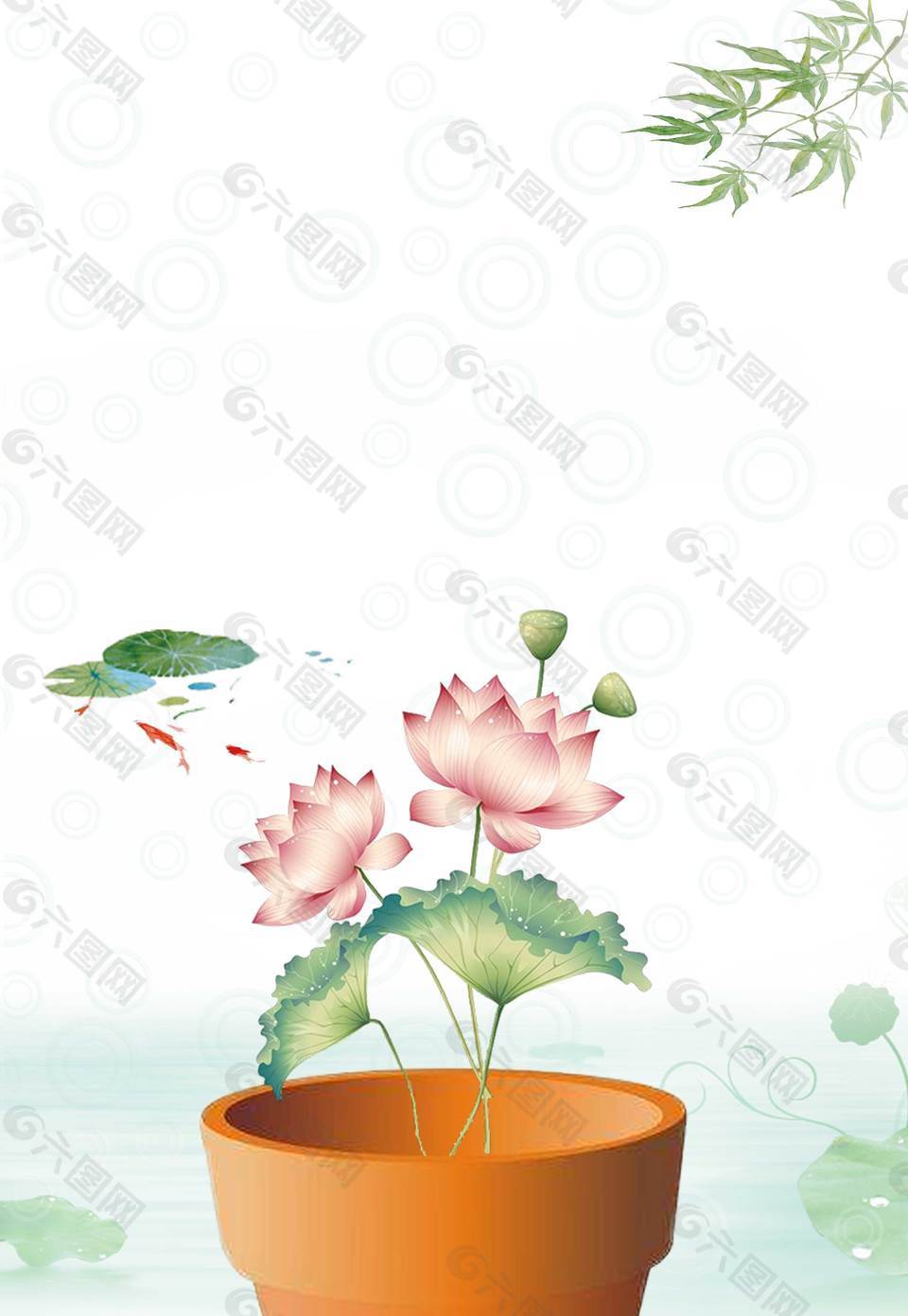 簡(jiǎn)約精美廣告背景