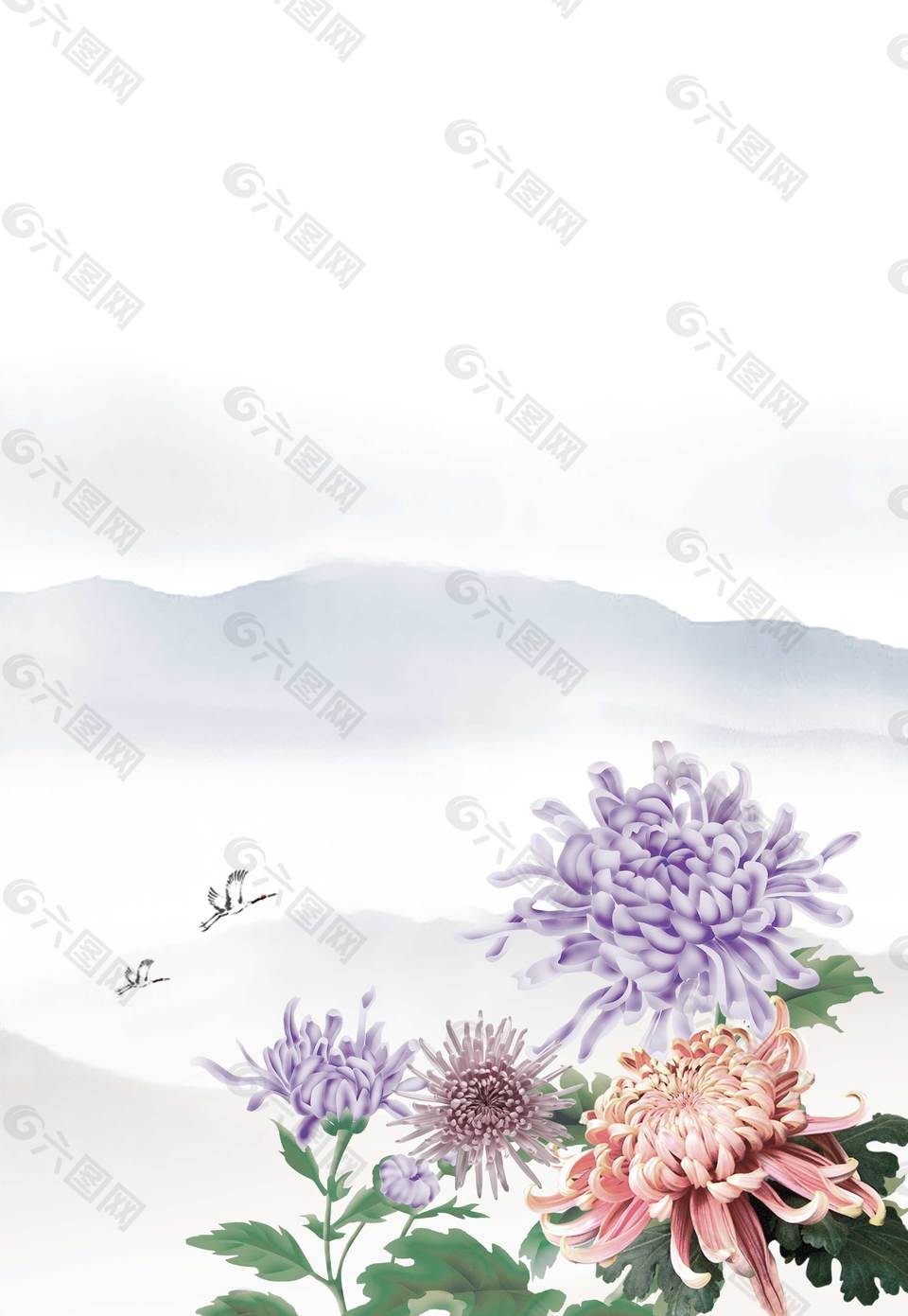 古典唯美廣告背景