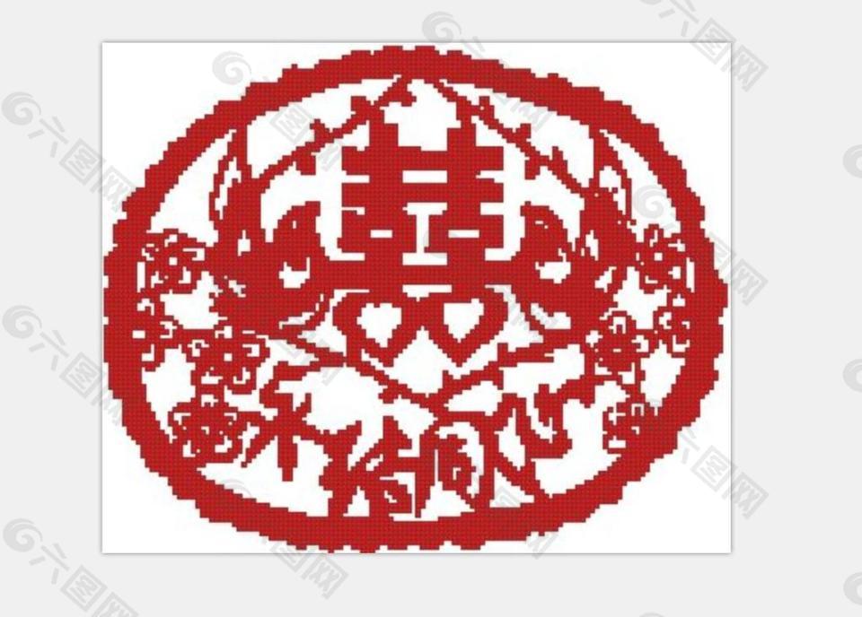 永結同心紅雙喜