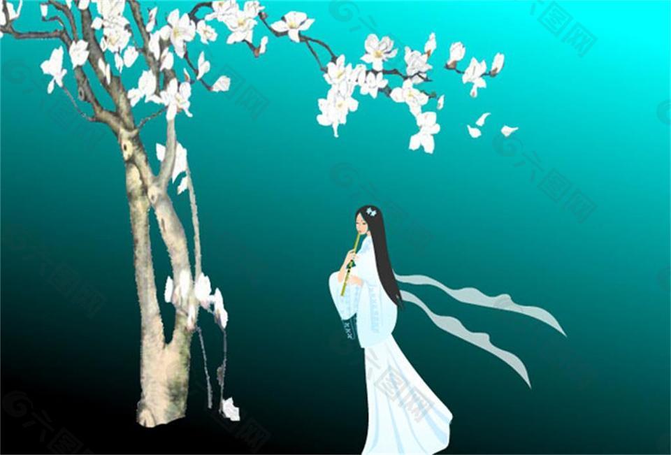 古代憂郁美女