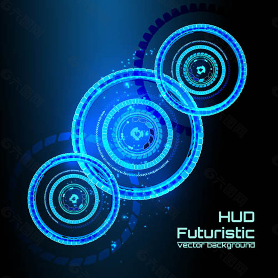 科幻風(fēng)背景V1矢量圖片