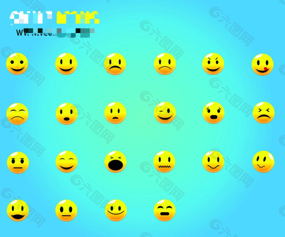 表情符号矢量图素材