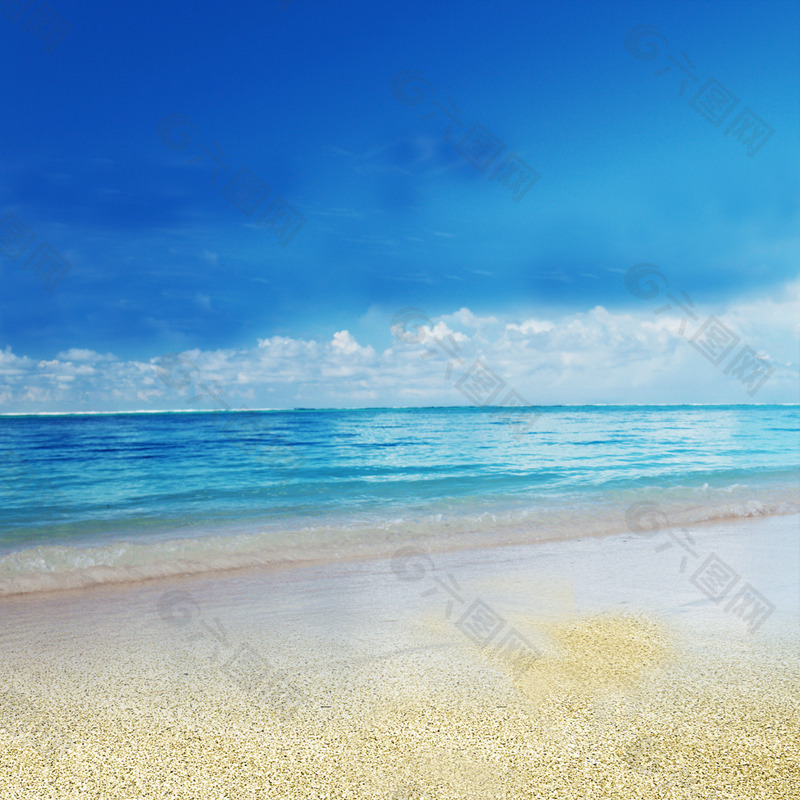 浪漫海灘淘寶主圖背景