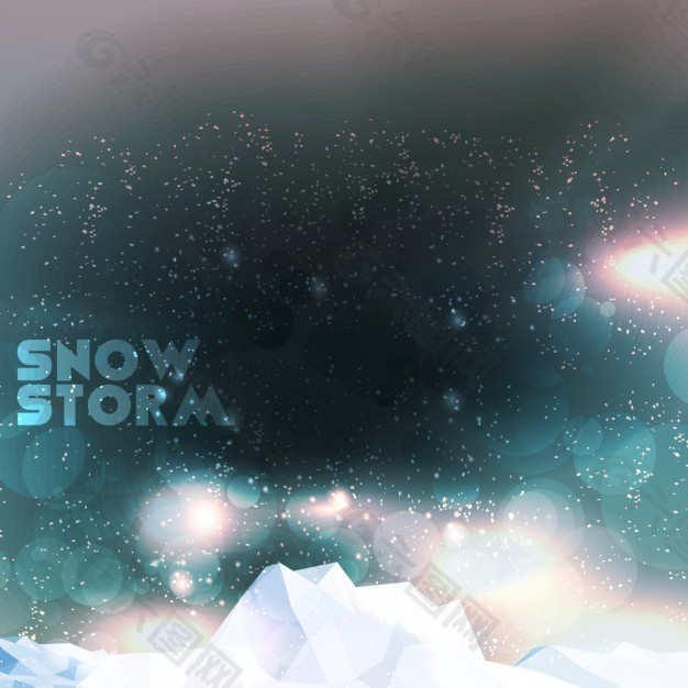 暴風(fēng)雪的背景