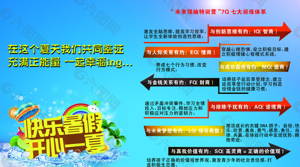 快乐暑假图片