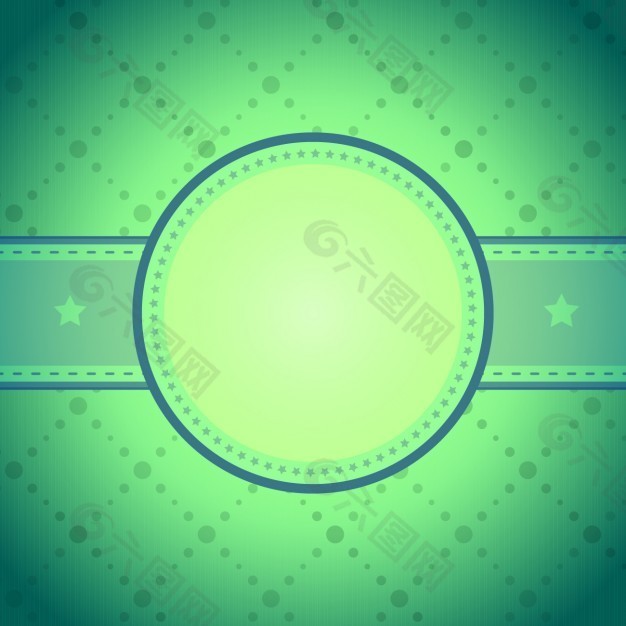 綠色閃亮的標簽