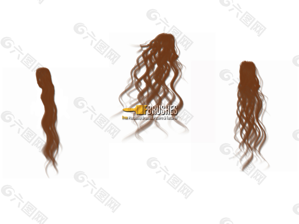 女式長發(fā)發(fā)型、飄發(fā)PS筆刷下載