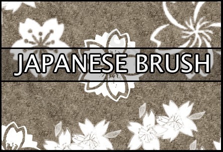 漂亮的日本印花花紋圖案Photoshop筆刷