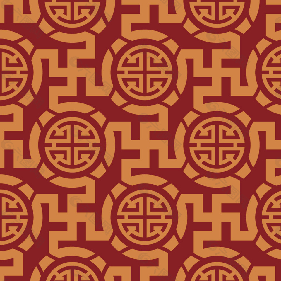 中式花紋圖片