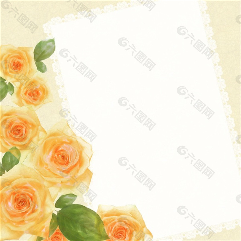 玫瑰花裝飾相冊(cè)邊框