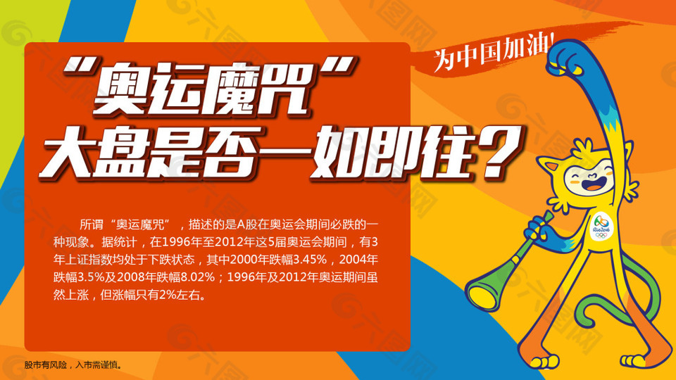 金融行情奧運魔咒” 大盤是否一如即往？