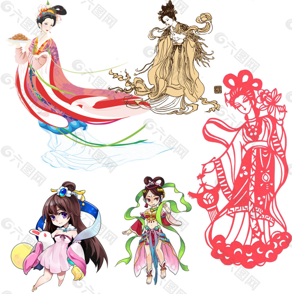 古風(fēng)動(dòng)漫嫦娥
