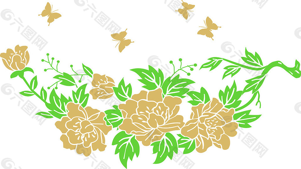 花矢量圖