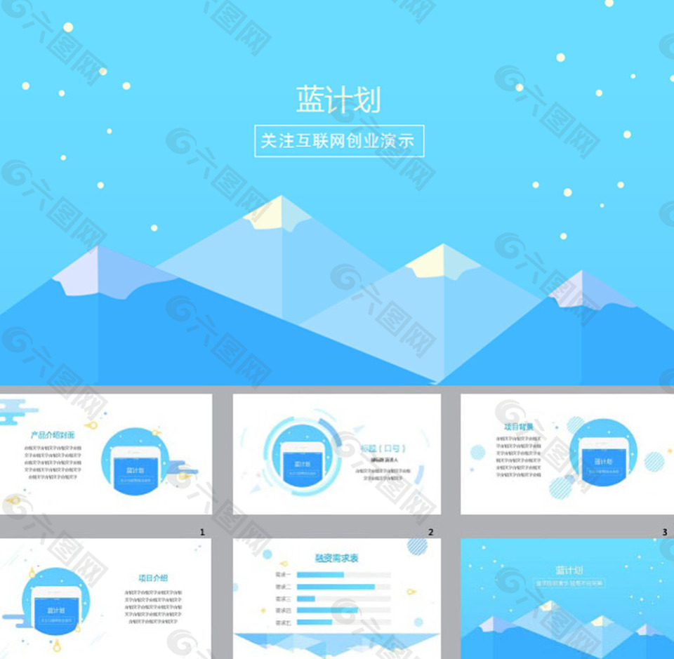 產(chǎn)品計劃書pppt模板