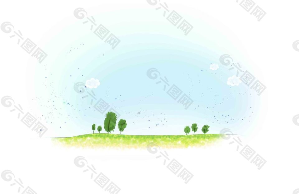創(chuàng)意風(fēng)景手繪線描城市