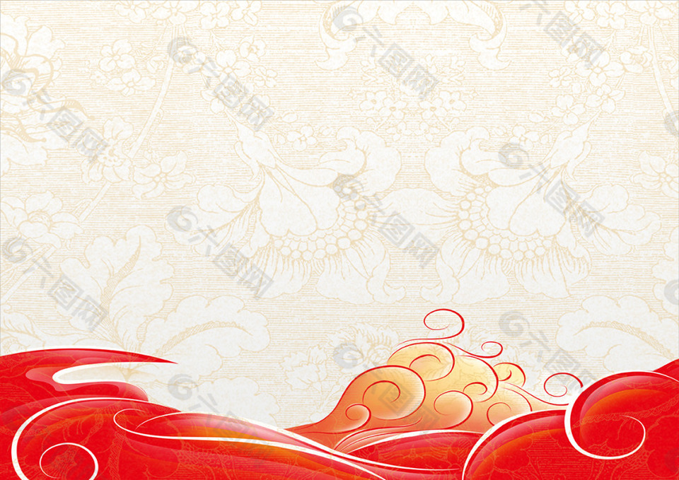 唯美中國風(fēng)元素背景